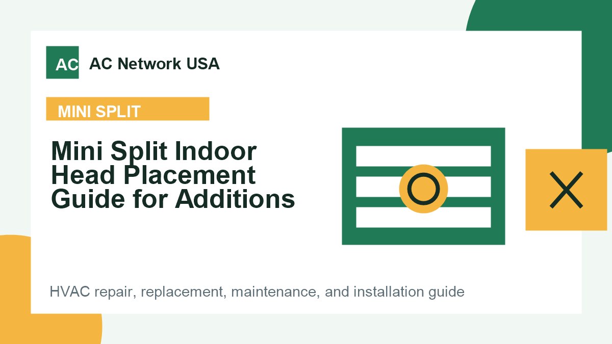 Mini Split Indoor Head Placement Guide for Additions illustrated HVAC guide