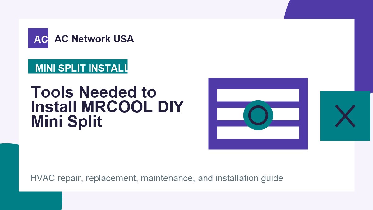 Tools Needed to Install MRCOOL DIY Mini Split illustrated HVAC guide