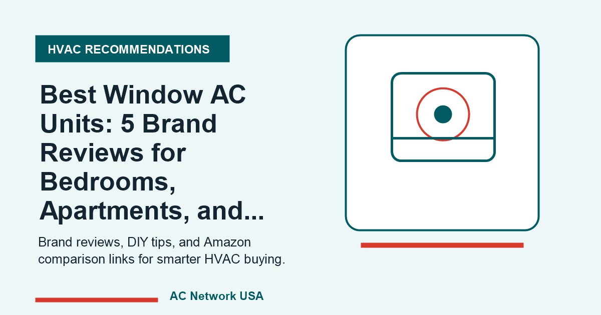 Best Window AC Units: 5 Brand Reviews for Bedrooms, Apartments, and Home Offices featured image