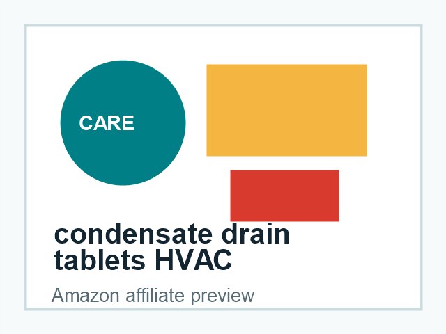 condensate drain tablets HVAC product preview