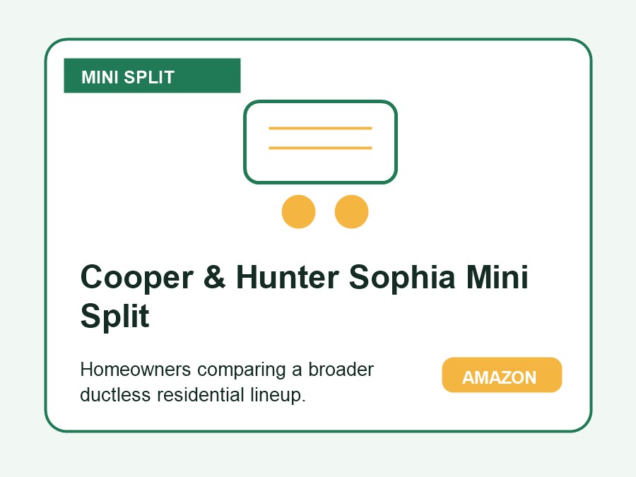 Cooper & Hunter Sophia Mini Split product preview
