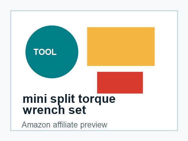 mini split torque wrench set product preview
