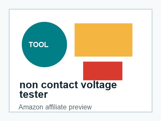 non contact voltage tester product preview