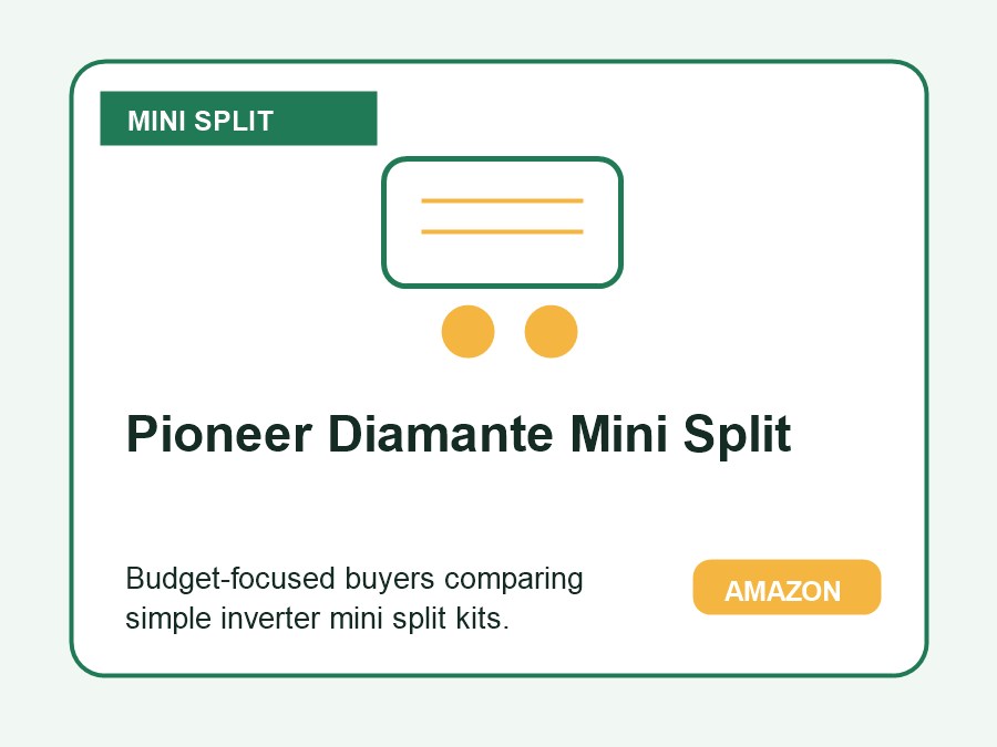 Pioneer Diamante Mini Split product preview