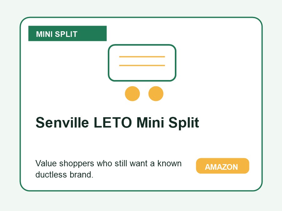 Senville LETO Mini Split product preview