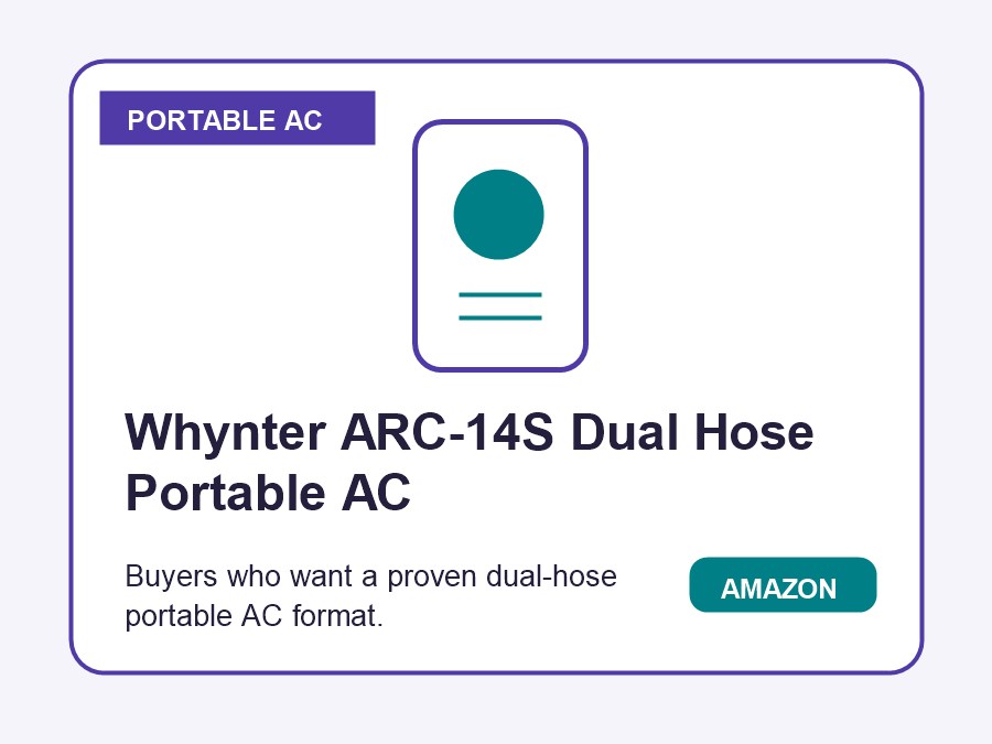Whynter ARC-14S Dual Hose Portable AC product preview