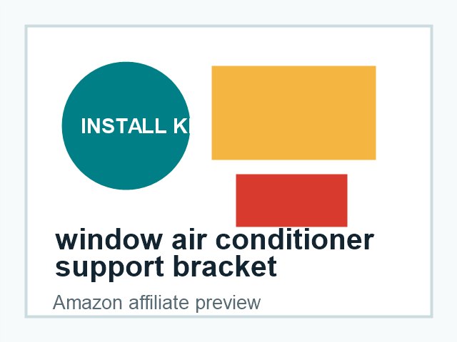 window air conditioner support bracket product preview